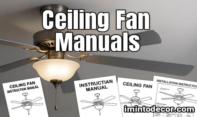 Ceiling Fan Manuals