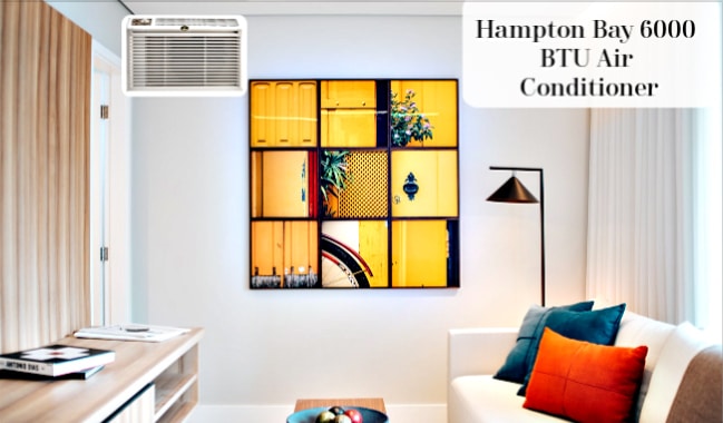 Hampton Bay Air Conditioner 6000 BTU in Room