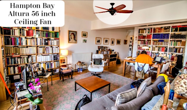 Hampton Bay 56in Ceiling Fan in Room