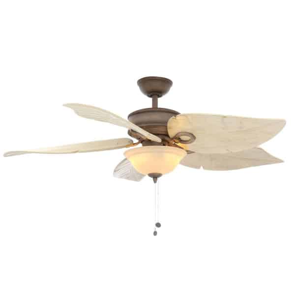 Hampton Bay Costa Mesa 56 in. Indoor Outdoor Weathered Zinc Ceiling Fan