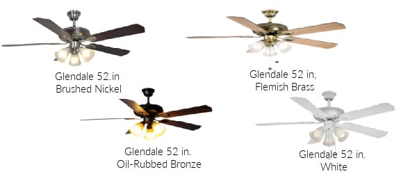 Hampton Bay Glendale 52 in. Ceiling Fan