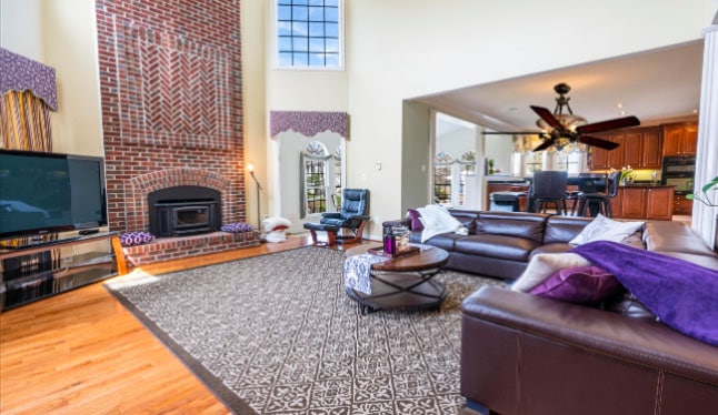 St Regis Ceiling Fan in Living Room