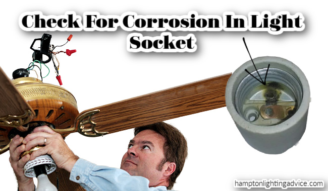 Harbor Breeze Light Socket Corrosion