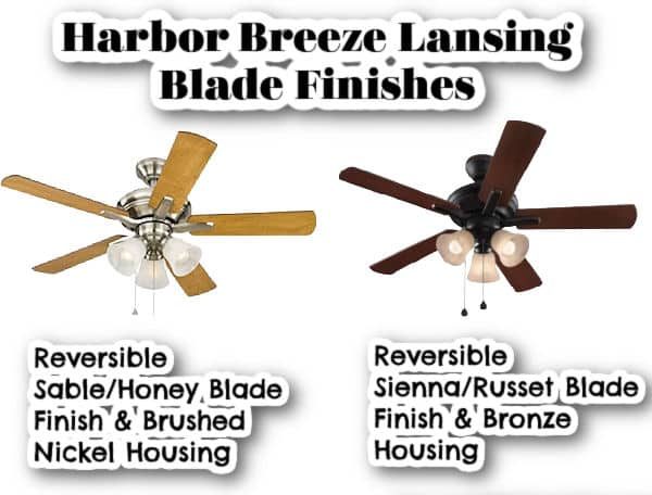 Harbor Breeze Lansing Ceiling Fan Blade Finish