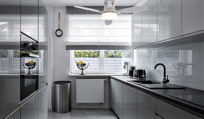 Marta Ceiling Fan in Kitchen